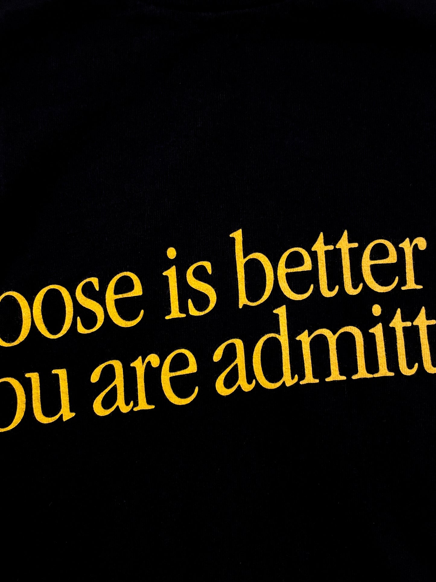 Just Admit It…
